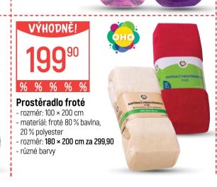 Prostěradlo froté - Globus aktualniletaky.eu