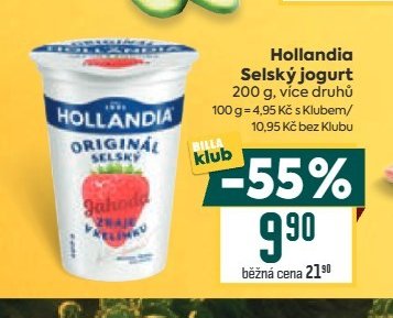 Hollandia Selský jogurt