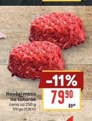 Hovězí maso na tatarák