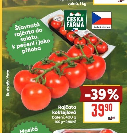 Rajčata koktejlová - BILLA aktualniletaky.eu