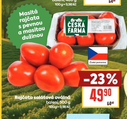 Rajčata salátová oválná - BILLA aktualniletaky.eu