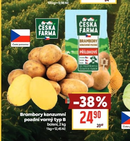 Brambory konzumní pozdní varný typ B - BILLA aktualniletaky.eu