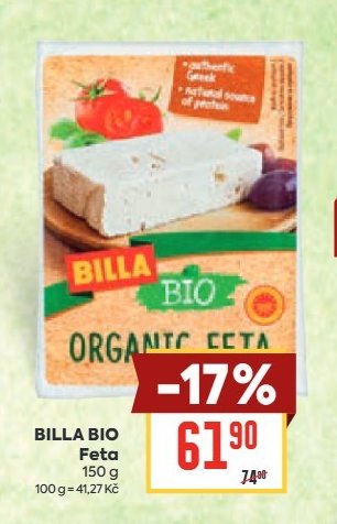 BILLA BIO Feta