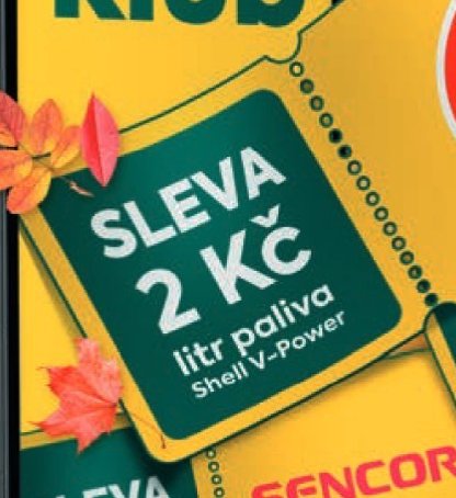 Shell V-Power sleva 2 Kč