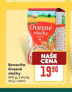 Bonavita Ovesné vločky