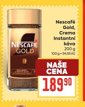 Nescafé Gold Crema Instantní káva