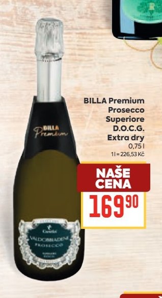 BILLA Premium Prosecco Superiore D.O.C.G. Extra dry
