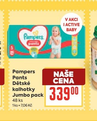 Pampers Pants Dětské kalhotky Jumbo pack - BILLA aktualniletaky.eu