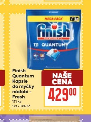 Finish Quantum Kapsle do myčky nádobí - Fresh