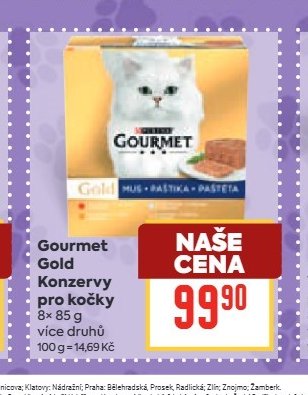 Gourmet Gold Konzervy pro kočky
