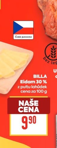 BILLA Eidam 30 % z pultu lahůdek - BILLA aktualniletaky.eu