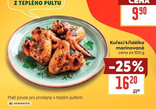 Kuřecí křidélka marinovaná - BILLA aktualniletaky.eu