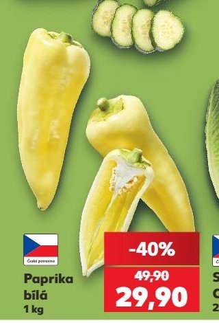 Paprika bílá - Kaufland aktualniletaky.eu