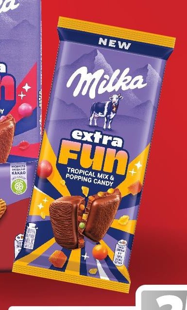 Milka extra FUN Tropical Mix & Popping Candy