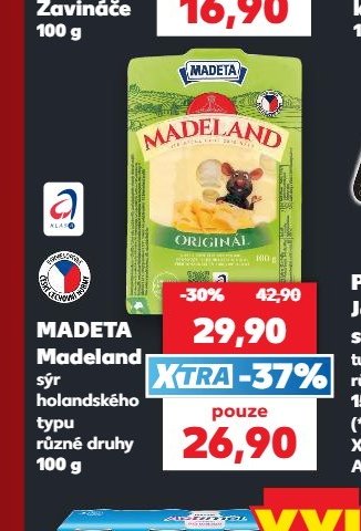MADETA Madeland sýr holandského typu - Kaufland aktualniletaky.eu