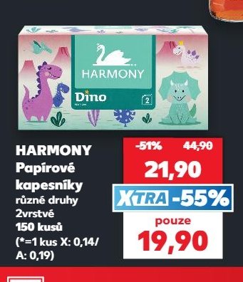 HARMONY Papírové kapesníky