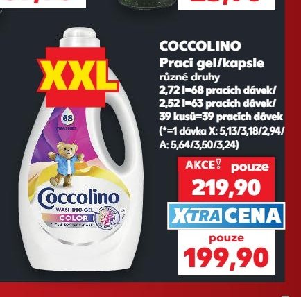 COCCOLINO Prací gel/kapsle
