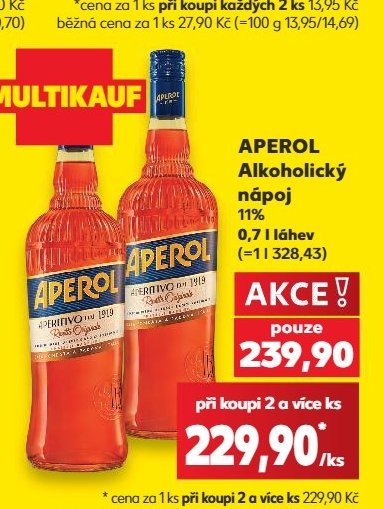 Aperol Alkoholický nápoj - Kaufland aktualniletaky.eu