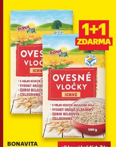 Bonavita Ovesné vločky - Kaufland aktualniletaky.eu