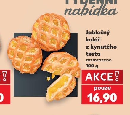 Jablečný koláč z kynutého těsta