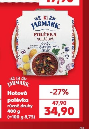 Jarmark Hotová polévka různé druhy - Kaufland aktualniletaky.eu