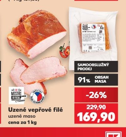 Uzené vepřové filé