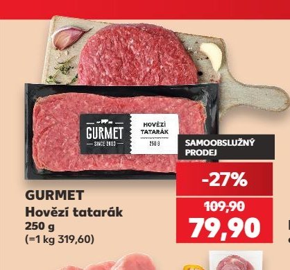 GURMET Hovězí tatarák 250 g - Kaufland aktualniletaky.eu
