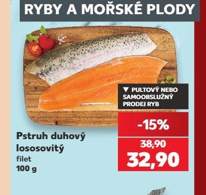 Pstruh duhový lososovitý filet - Kaufland aktualniletaky.eu