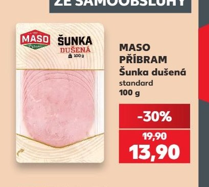 MASO PŘÍBRAM Šunka dušená - Kaufland aktualniletaky.eu