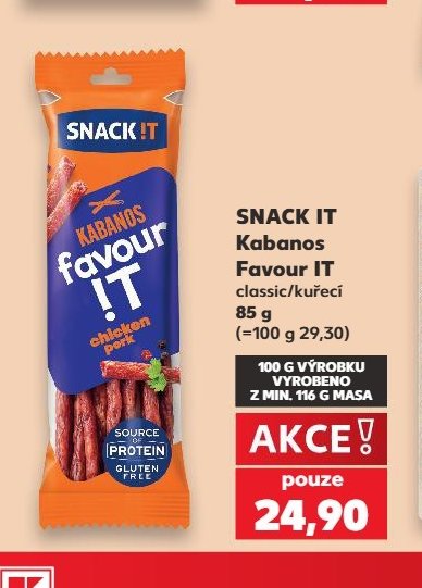 SNACK IT Kabanos Favour IT - Kaufland aktualniletaky.eu