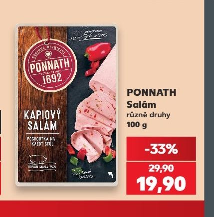 PONNATH Salám - Kaufland aktualniletaky.eu