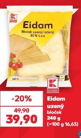 Eidam bloček uzený