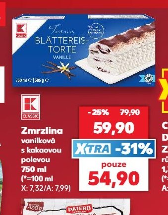 Zmrzlina vanilková s kakaovou polevou - Kaufland aktualniletaky.eu
