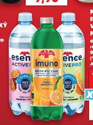 MATTONI IMUNO/ESENCE/VISION Minerální voda ochucená - Kaufland aktualniletaky.eu