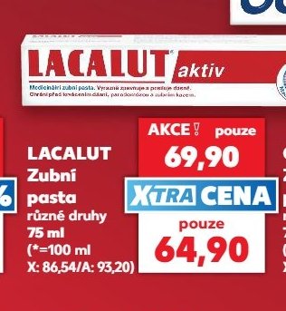 LACALUT Zubní pasta - Kaufland aktualniletaky.eu