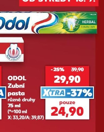 ODOL Zubní pasta - Kaufland aktualniletaky.eu