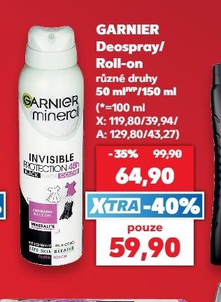 GARNIER Deospray/Roll-on - Kaufland aktualniletaky.eu