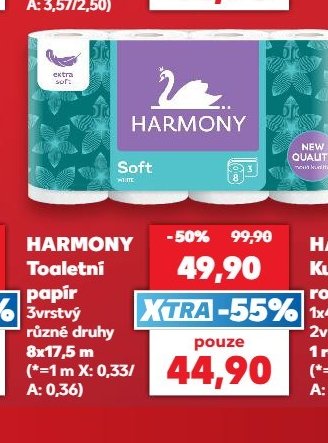 HARMONY Toaletní papír - Kaufland aktualniletaky.eu