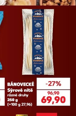 Bánovecké Sýrové nitě - Kaufland aktualniletaky.eu
