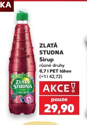 Zlatá Studna sirup - Kaufland aktualniletaky.eu
