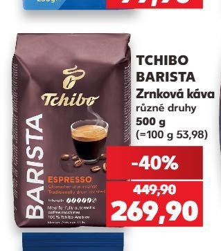 TCHIBO BARISTA zrnková káva - Kaufland aktualniletaky.eu