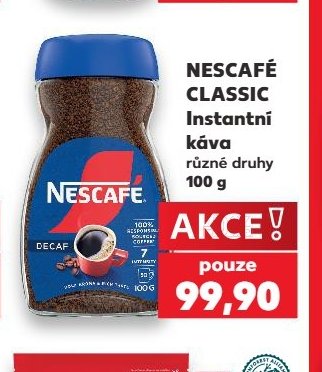 NESCAFÉ Classic instantní káva - Kaufland aktualniletaky.eu
