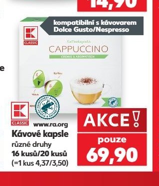 Kávové kapsle - Kaufland aktualniletaky.eu