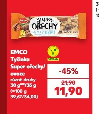 EMCO Tyčinka Super ořechy - Kaufland aktualniletaky.eu