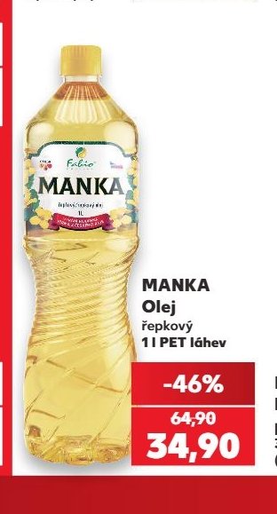 MANKA Olej - Kaufland aktualniletaky.eu