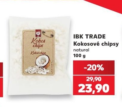 IBK TRADE Kokosové chipsy natural 100 g - Kaufland aktualniletaky.eu