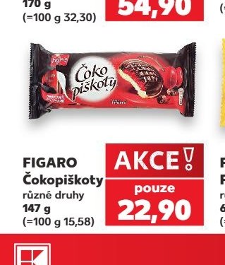 Figaro Čokopiškoty - Kaufland aktualniletaky.eu