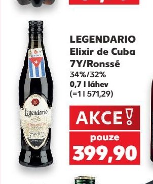 LEGENDARIO Elixir de Cuba 7Y/Ronssé
