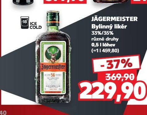 JÄGERMEISTER Bylinný likér