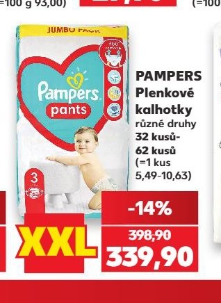 PAMPERS Plenkové kalhotky - Kaufland aktualniletaky.eu